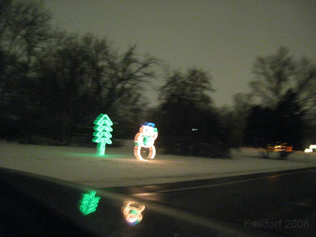 Christmas Lights Hines Drive 2008 038.jpg - The 2008 Wayne County Hines Drive Christmas Light Display. 4.5 miles of Christmas Light Displays and lots of animation!